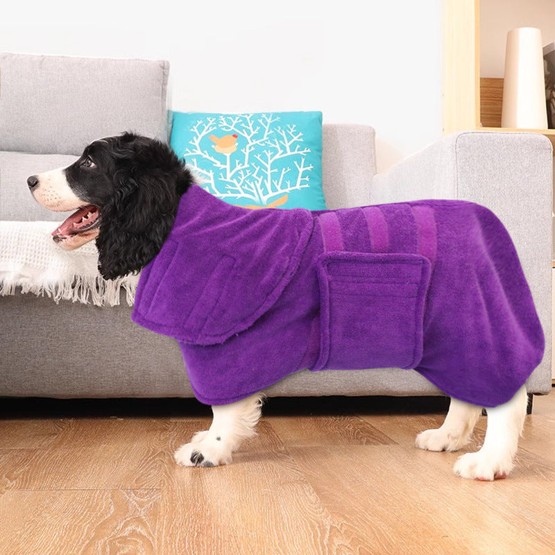 Super Absorbent Quick Dry Pet Bath Fiber Towel