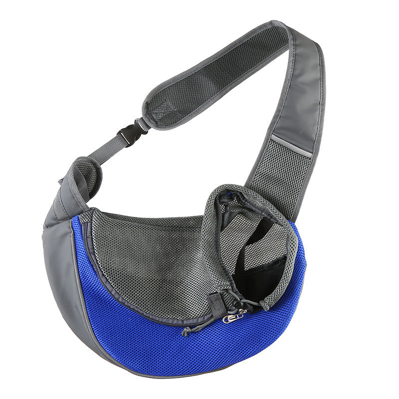 Pet Mesh Oxford Shoulder Travel Carrier Sling Bag