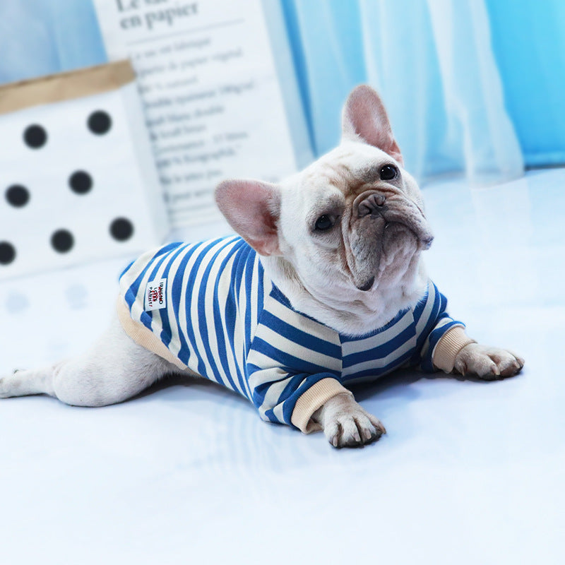 Fall Winter Round Neck Pet T Shirt Apparel