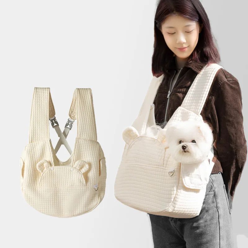 Pet Breathable Cross Design Comfort Backpack Carrier Bag