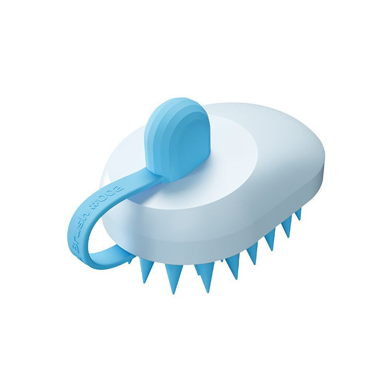 Soft Gel Pet Shampoo Massage Bath Brush Grooming Tool