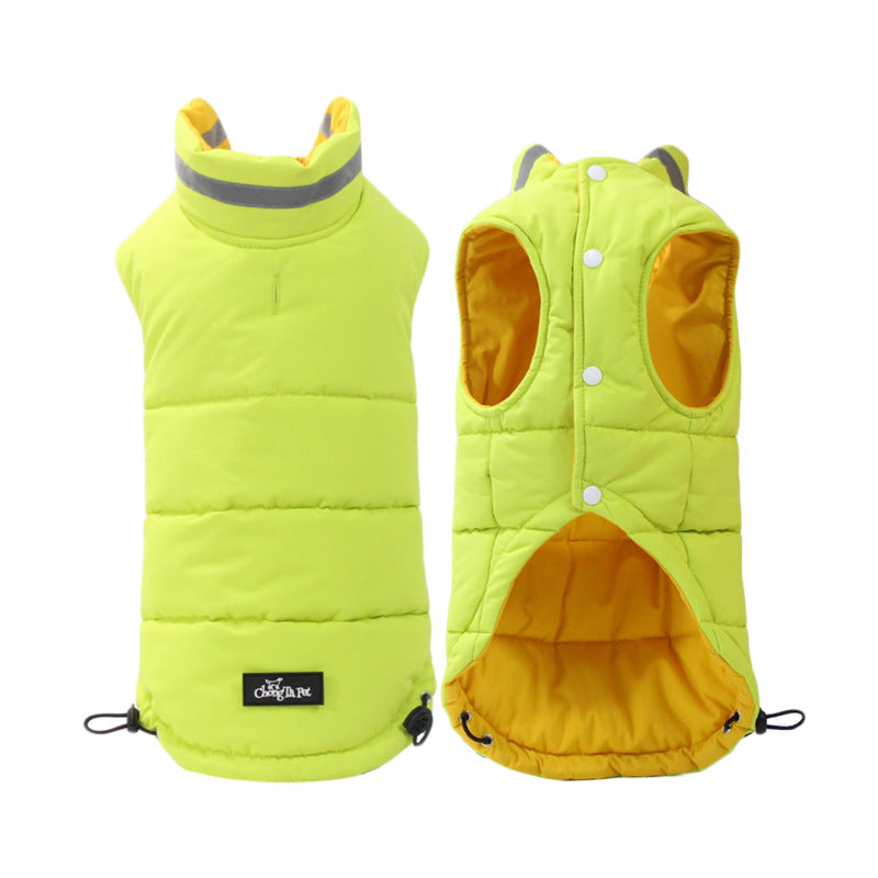 Thickened Waterproof Outdoor Pet Jacket Double Sided Reflective Safety