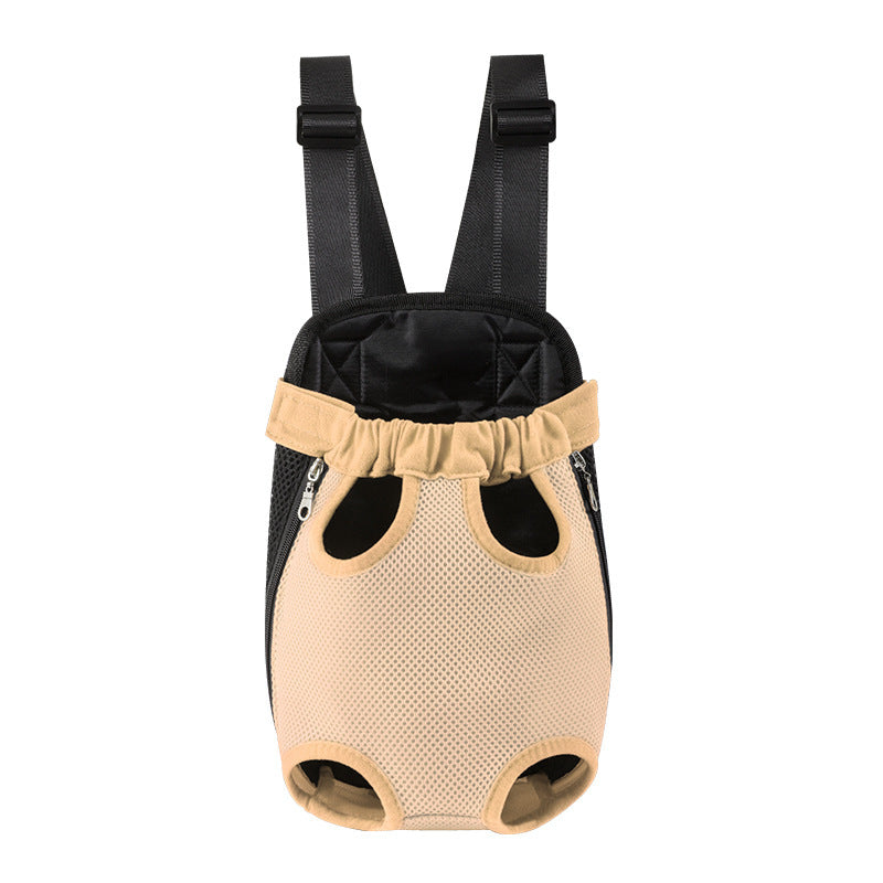 Pet Breathable Adjustable Front Carrier Backpack For Travel Hiking
