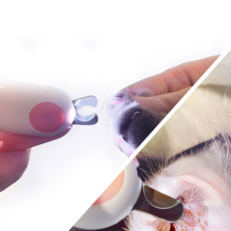 Pet LED Mini ABS Nail Trimmer Tool