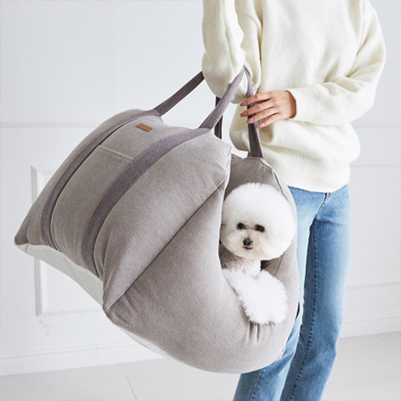 Pet Waterproof Portable Car Seat Carrier Basket Breathable Mesh