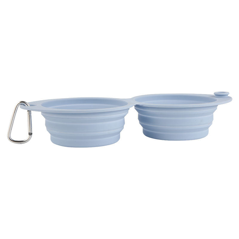 Portable Foldable Silicone Pet Feeding Bowl Outdoor