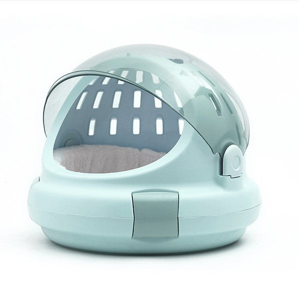 Pet Capsule Carrier Bag With Panoramic View And Cushion