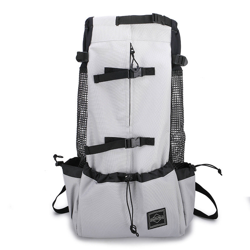 Pet Double Shoulder Backpack Portable Travel Carrier