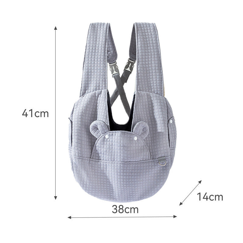 Pet Breathable Cross Design Comfort Backpack Carrier Bag
