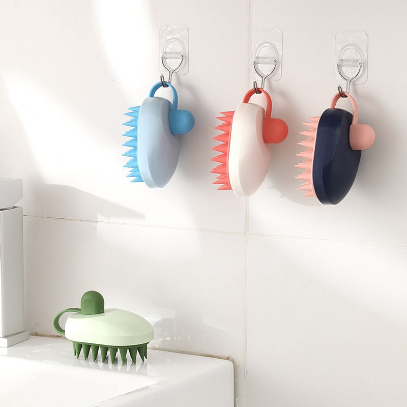 Soft Gel Pet Shampoo Massage Bath Brush Grooming Tool
