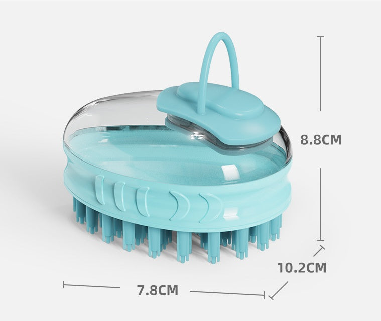 Pet Bath Massage Brush Grooming Rub Cleaning Tool