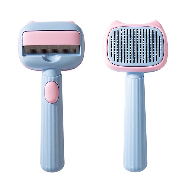 Pet Deshedding And Dematting Grooming Brush Tool
