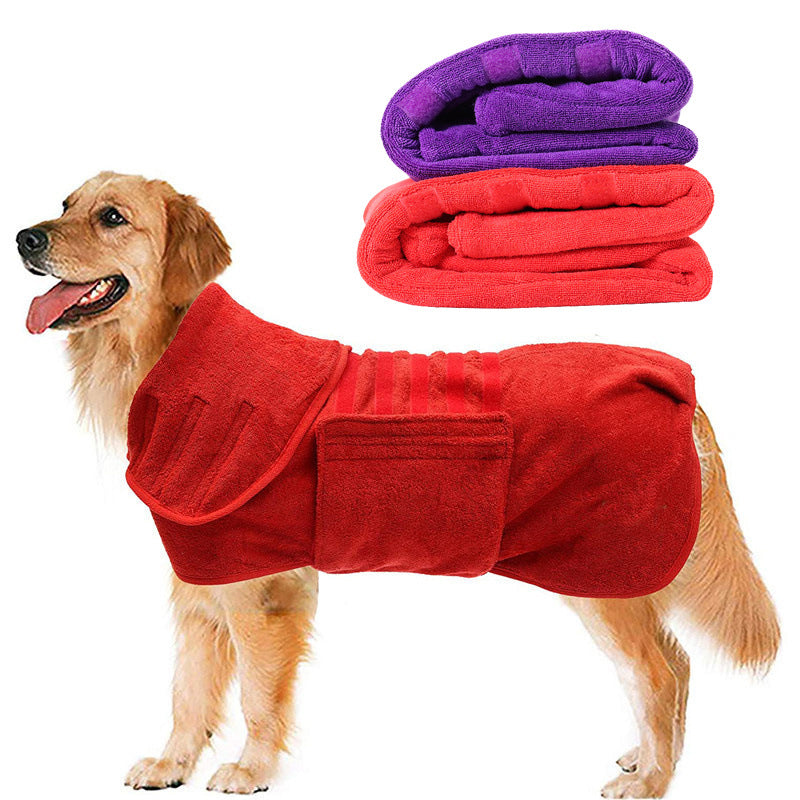Super Absorbent Quick Dry Pet Bath Fiber Towel