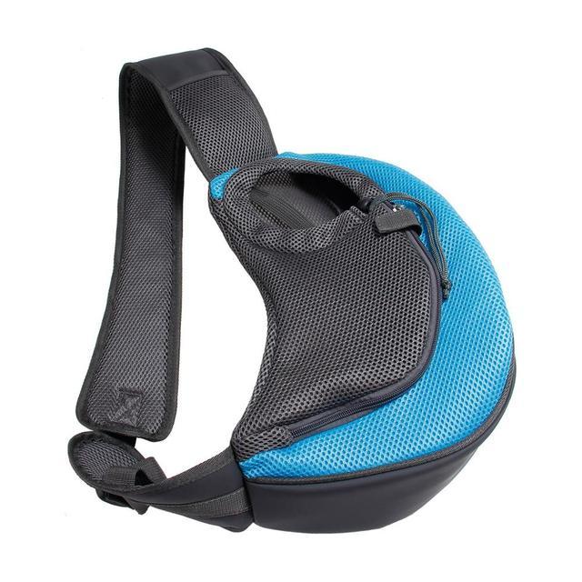 Pet Mesh Oxford Shoulder Travel Carrier Sling Bag