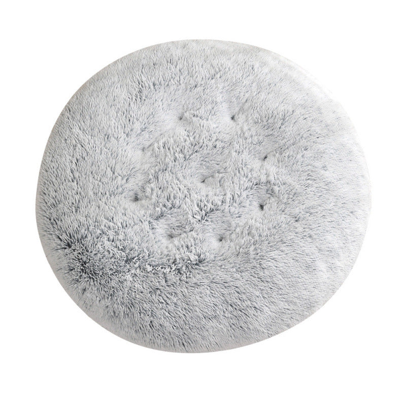 Round Plush Warm Pet Sleep Bed House