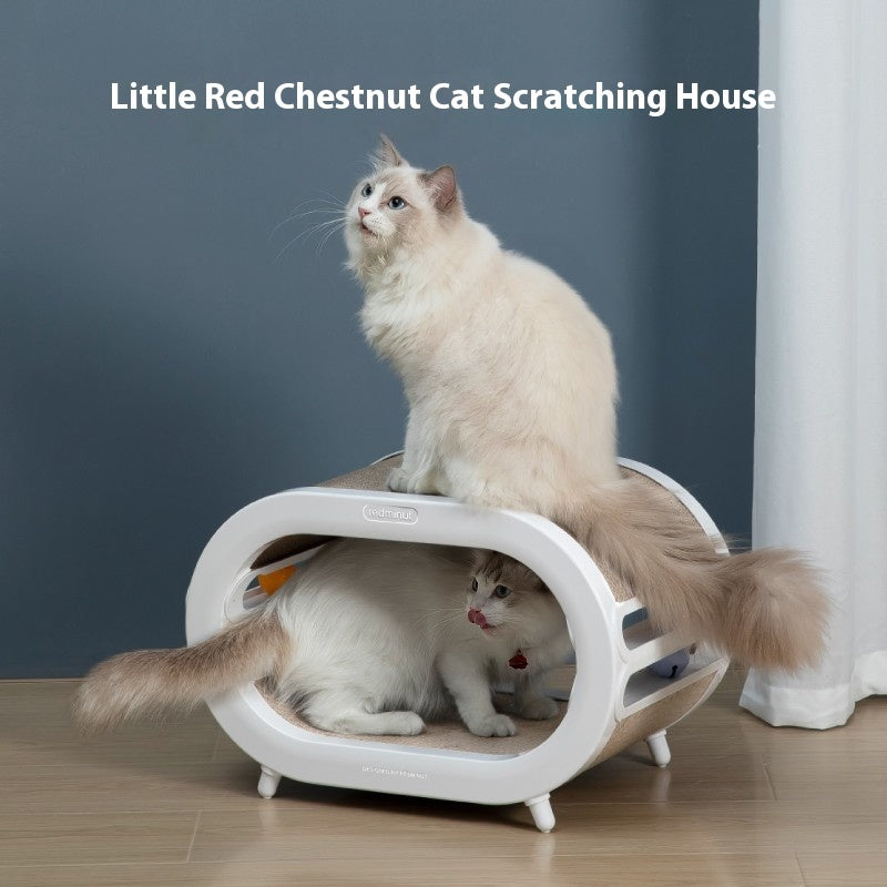 Pet Scratch Board Nest Villa Chamfer Toy
