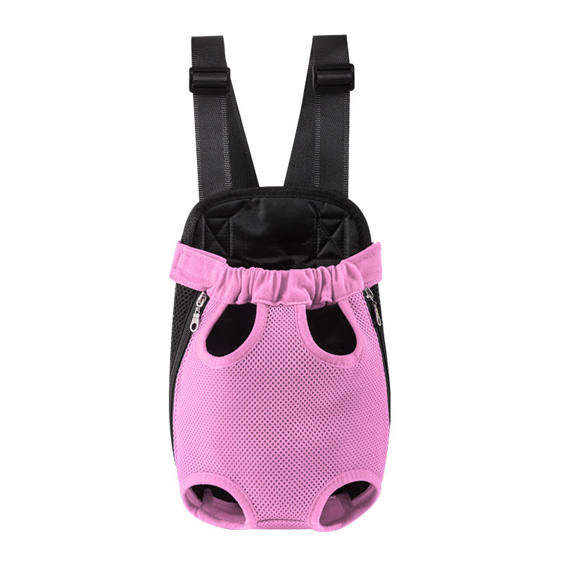 Pet Breathable Adjustable Front Carrier Backpack For Travel Hiking