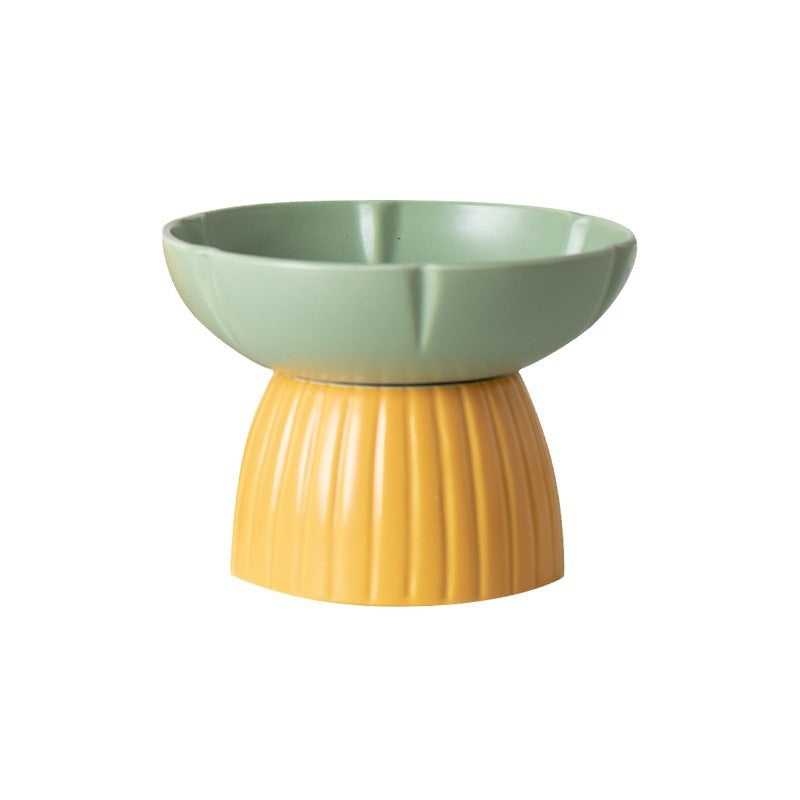 Pet Candy Color Ceramic Feeding Bowl