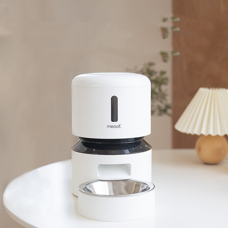Capsule Automatic Pet Double Bowl Feeding System