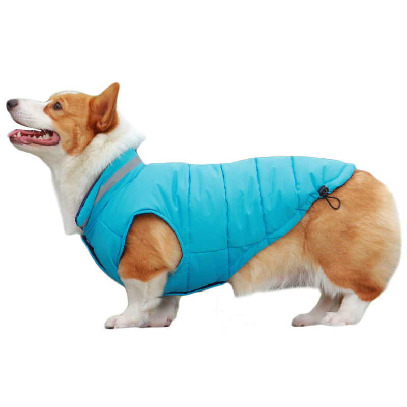 Thickened Waterproof Outdoor Pet Jacket Double Sided Reflective Safety