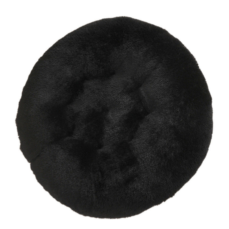 Round Plush Warm Pet Sleep Bed House