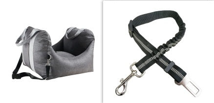 Pet Waterproof Portable Car Seat Carrier Basket Breathable Mesh