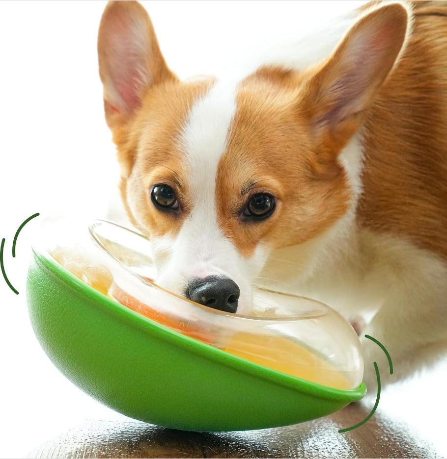 Pet Avocado Anti-Tumble Feeding Bowl