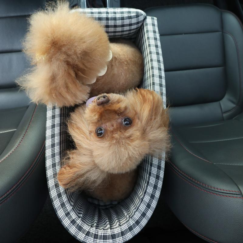 Pet Non-Slip Portable Car Seat Booster Carrier Bed