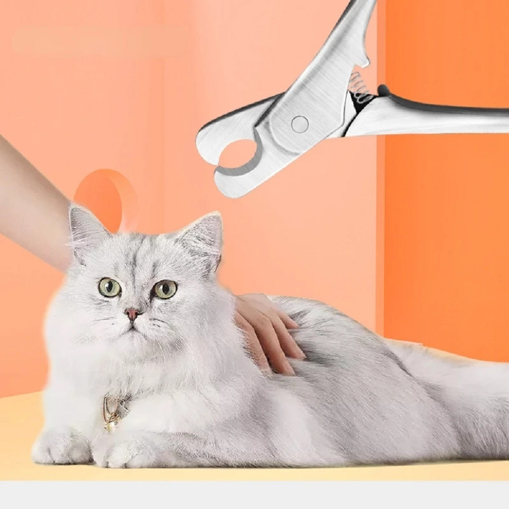 Pet Nail Clipper Stainless Steel Safety Grooming Tool