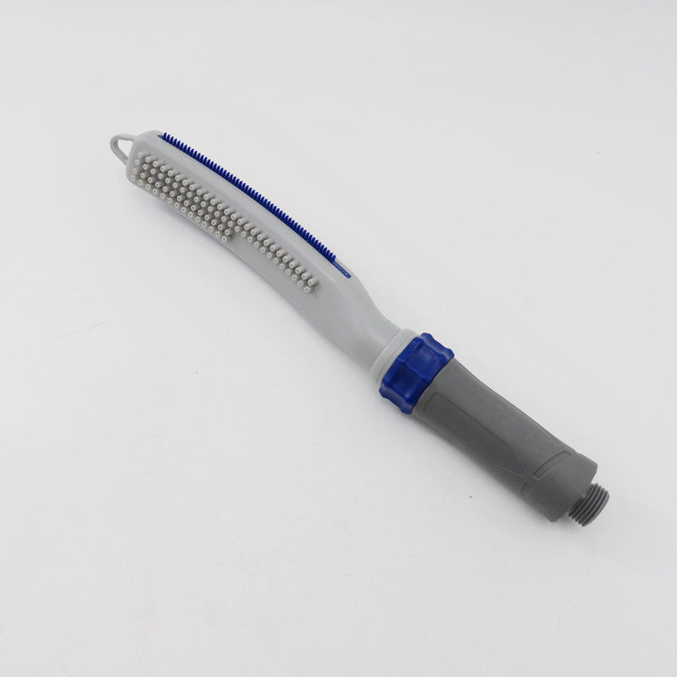 Pet Shower Bath Brush With Water Hose Cleaning Tool