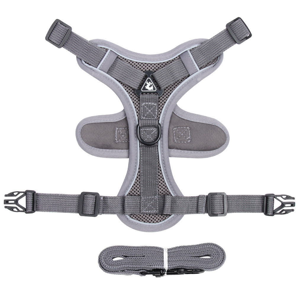 Pet New Vest Chest Strap Harness With Leash