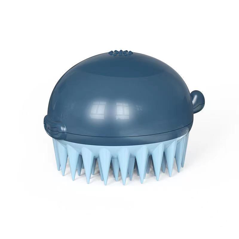 Refillable Pet Bath Puffer Brush Body Gel Cleaner