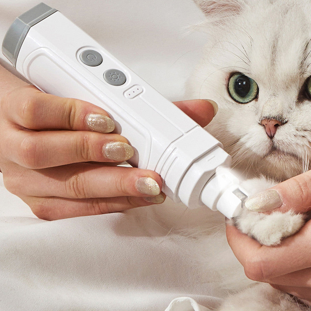 Pet High Power Automatic Nail Trimmer With Double Lamp