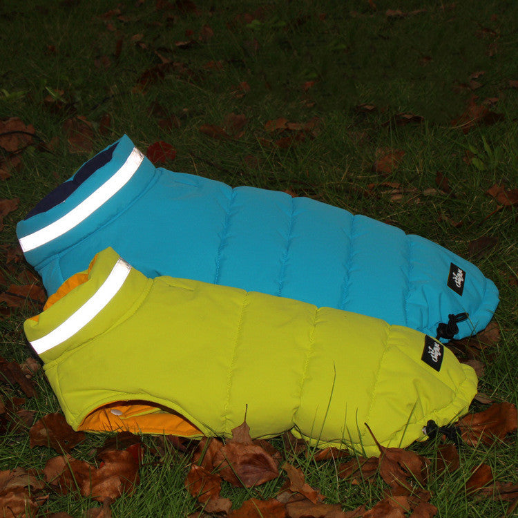 Thickened Waterproof Outdoor Pet Jacket Double Sided Reflective Safety