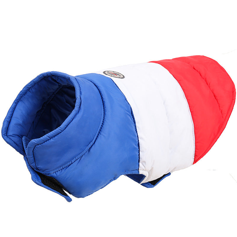 Warm Water Repellent Pet Down Jacket For Autumn Winter