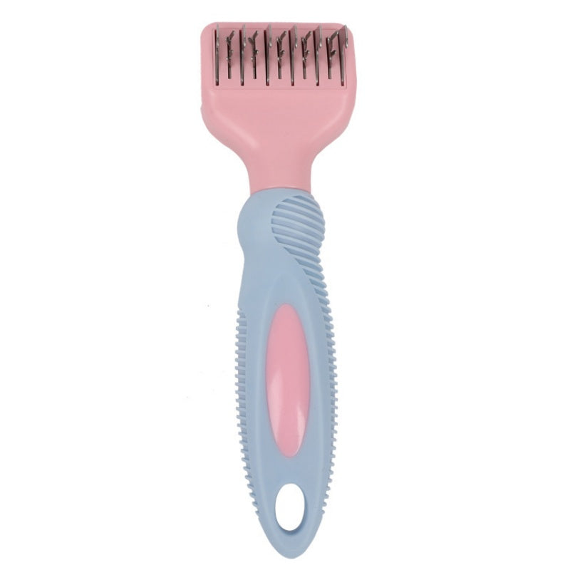 Pet Stainless Steel Grooming Knot Comb Brush Tool