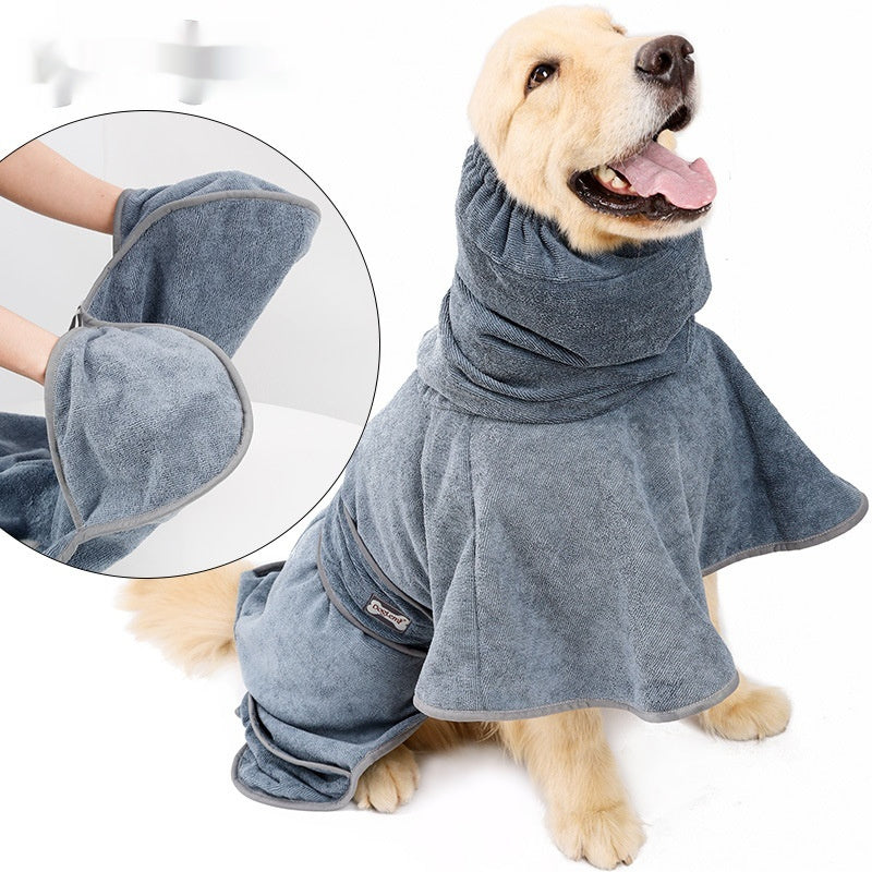 Quick Dry Absorbent Cotton Pet Bath Towel