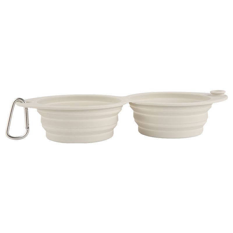 Portable Foldable Silicone Pet Feeding Bowl Outdoor
