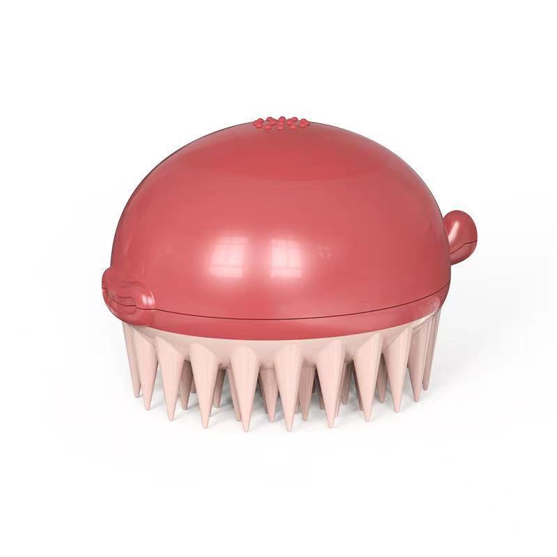 Refillable Pet Bath Puffer Brush Body Gel Cleaner