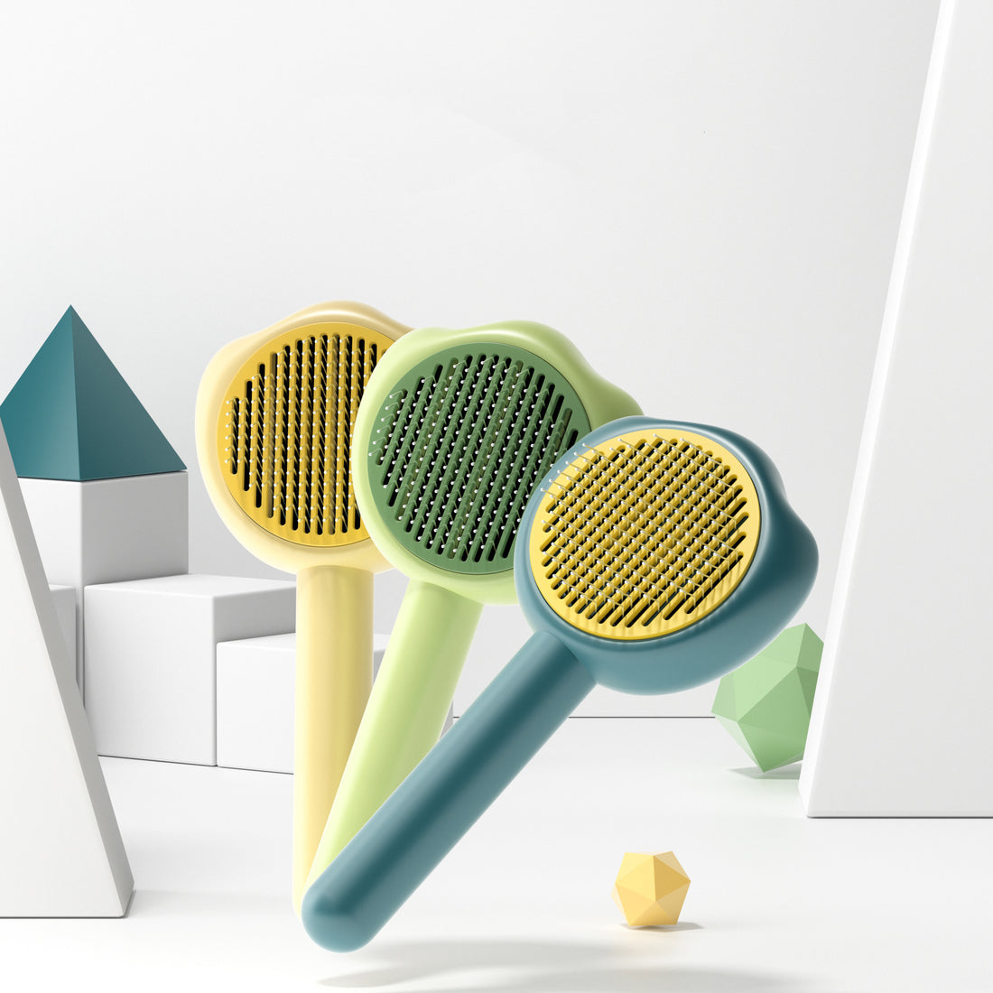 Pet Self Cleaning Grooming Comb Hair Remover Brush